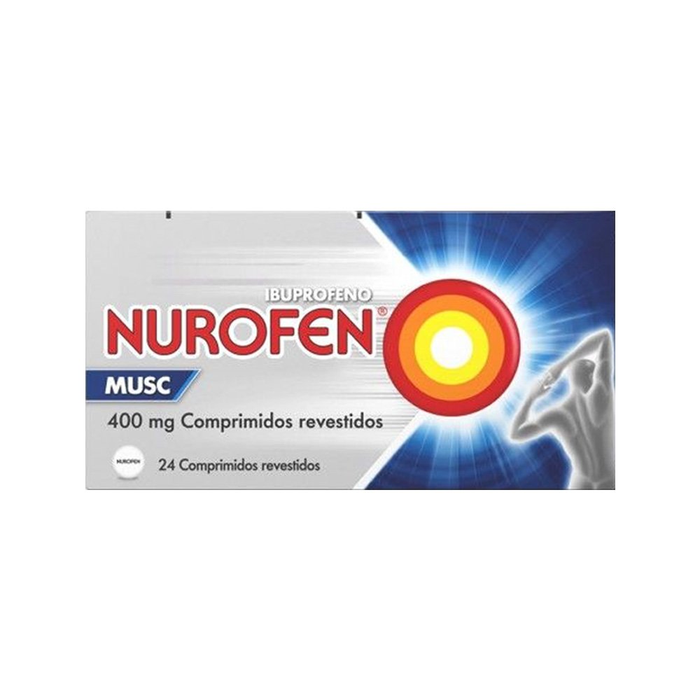 Nurofen Musc para febre e dores menstruais 24 comprimidos